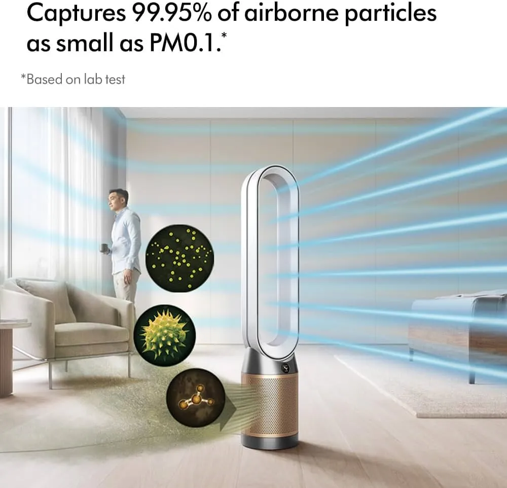 Dyson Purifier Cool PC2 De-NOx TP12 (White/Gold) | Dyson Uzbekistan